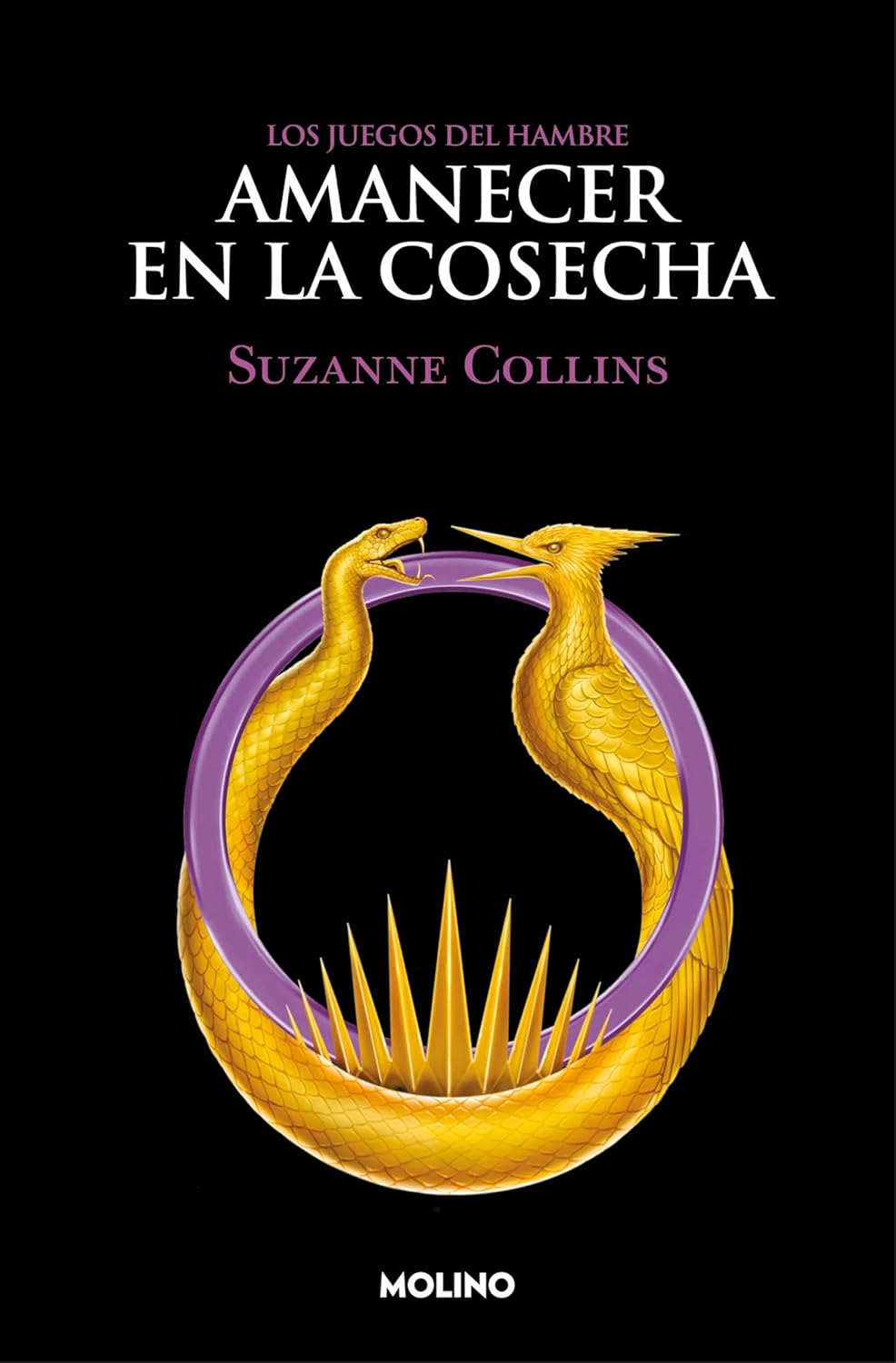 Portada del libro Amanecer en la cosecha Libro 5, novela distópica.
