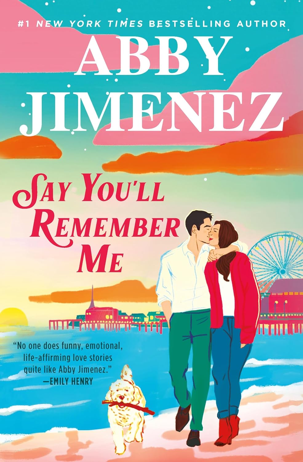Portada del libro Say You'll Remember Me, novela romántica contemporánea.