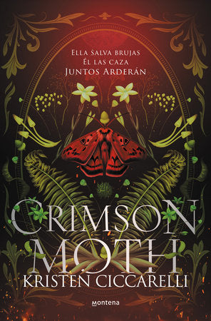 Portada del libro Crimson Moth Libro 1 de 2, novela fantástica.
