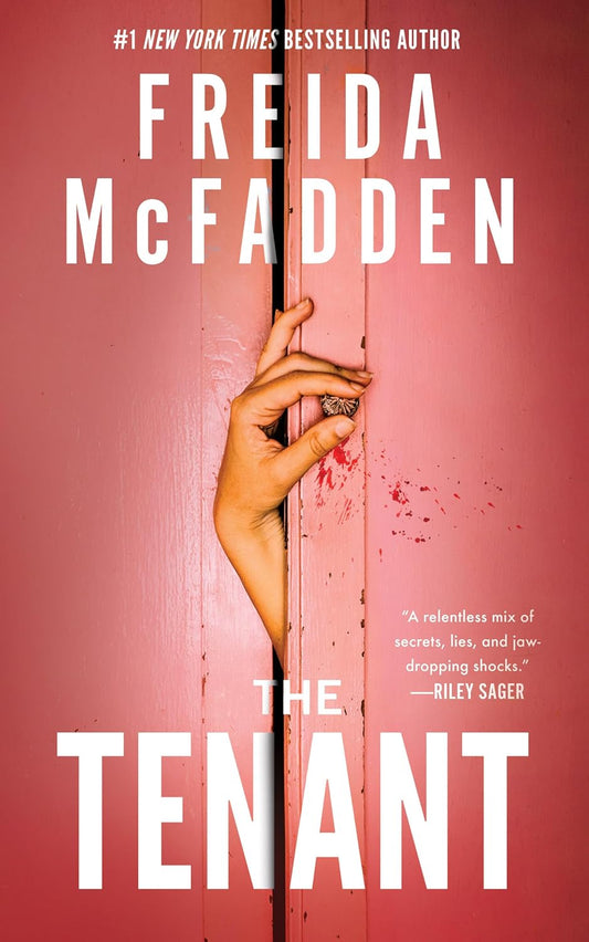 Portada del libro The Tenant, novela de suspenso.