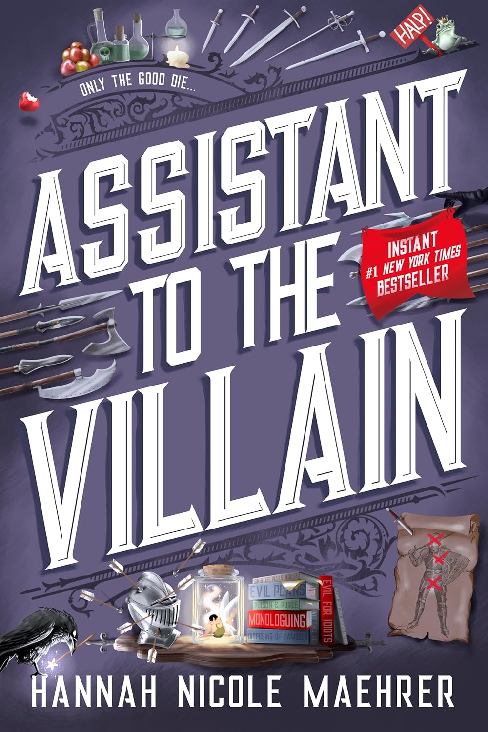 Portada del libro Assistant to the Villain Book 1, novela fantástica romántica.